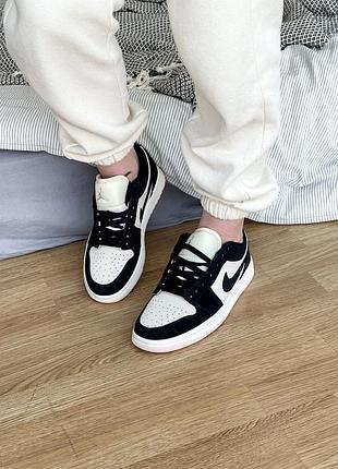 Женские кожаные кроссовки nike air jordan #найк