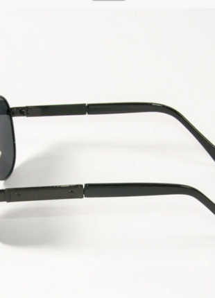 Окуляри поляризаційні сонцезахисні окуляри авіатори  з сріблястою оправою2 фото