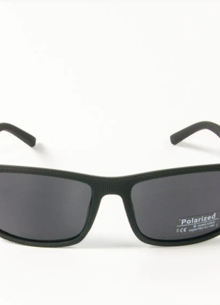 Окуляри поляризаційні спортивні чоловічі сонцезахисні окуляри  чорно-сині2 фото