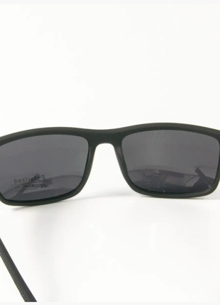 Окуляри поляризаційні спортивні чоловічі сонцезахисні окуляри  чорно-сині4 фото