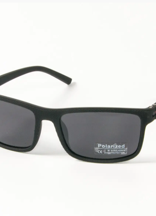 Окуляри поляризаційні спортивні чоловічі сонцезахисні окуляри чорно-червоні
