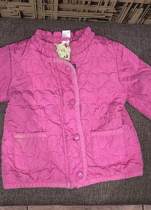 Супер яскрава,легка курточка на дівчинку