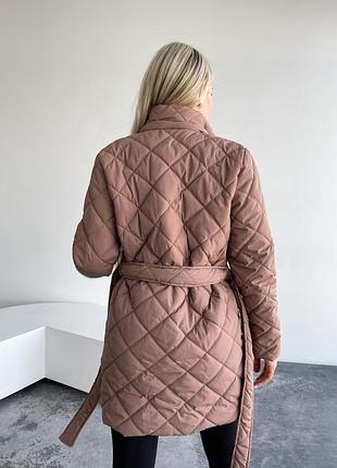 Куртка весна осінь на силіконі чорний беж⚫🟤