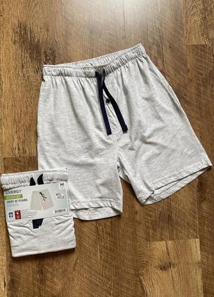 Шорты мужские домашние пижамные с карманами