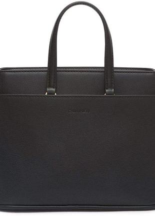 Сумка шкіряна calvin klein evelyn daytona leather satchel h0dyrzv1 оригінал3 фото