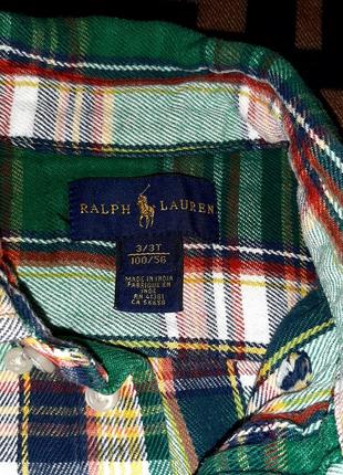 Фланелева рубашка ralph lauren5 фото