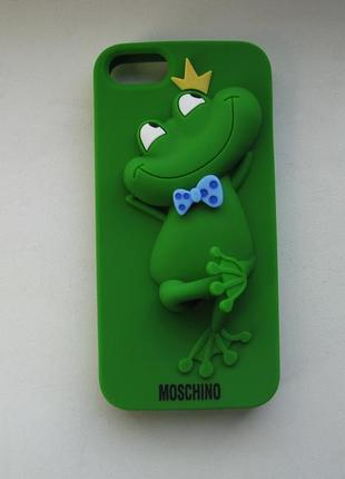 Чехол для iphone 4/4s жабка moschino2 фото