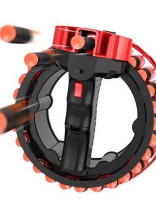 Автоматичний бластер кулемет growler на 28 зарядів, працює від акумулятора