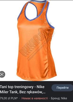 Оригинальная майка nike dri-fit nike miler s