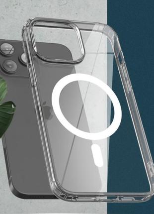 Оригінал силіконовий чохол на iphone 14 pro max прозорий купити