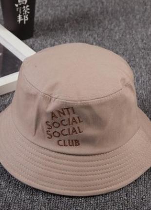 13-290 модна стильна панама anti social social club панамка капелюх шапка