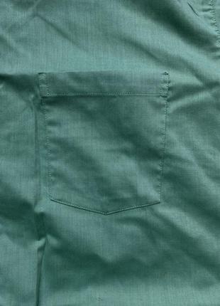 Зеленая мужская рубашка morgan krol fri хлопок m3 фото