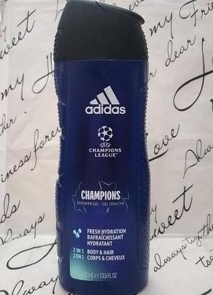 Adidas uefa champions league champions edition viiiгель для душу 400мл