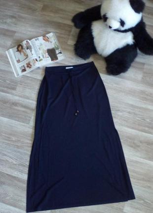 Классная трикотажрая юбка с разрезами по бокам       акция 1 + 1 = 3 🎁