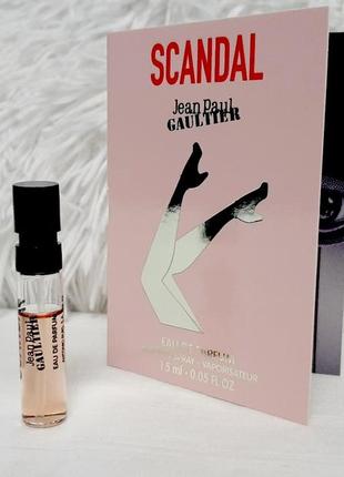 Jean paul gaultier scandal💥оригинал миниатюра пробник 1,5 мл mini spray книжка