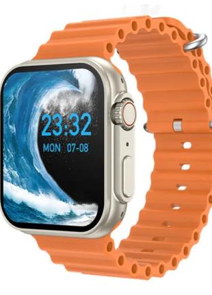 Розумний смарт годинник smart watch 8 ultra sw55-4. жіночі чоловічі сенсорні смарт-годинник з тонометром1 фото