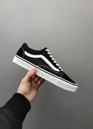 Замшеві, чорні кеди vans old skool , натуральна замша , накладений платіж