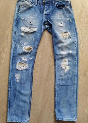 Джинсы рваные мужские