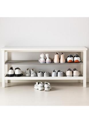 Скамья с местом для обуви tjusig ikea 701.527.02