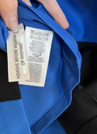 Платье футляр синее мини 7