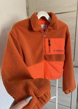 Женская куртка bershka тедди