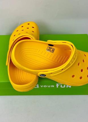 Classic crocs сабо унисекс orange3 фото