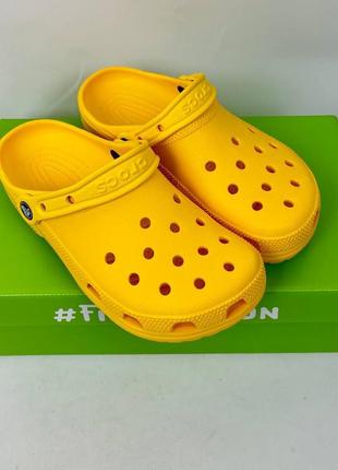 Classic crocs сабо унісекс orange1 фото