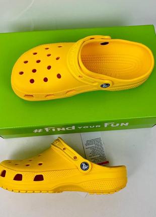 Classic crocs сабо унисекс orange2 фото