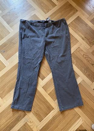 Балтал большой размер стильные серые джинсы джинсики джеггинсы прямые лосины брюки брючины1 фото