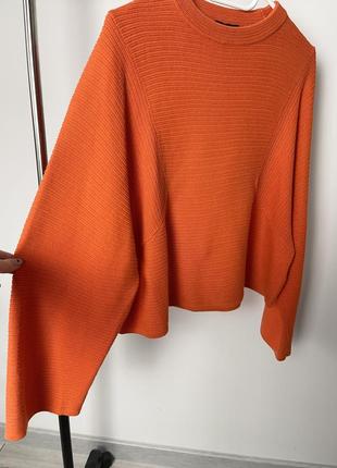 Оранжевый яркий свитер topshop3 фото