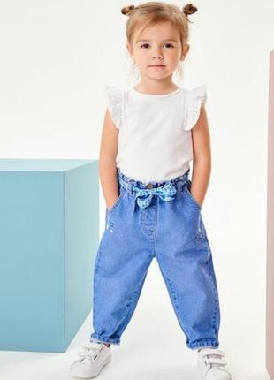 Next джинсы модные на девочку 3мес-7роков,англия!💕1 фото