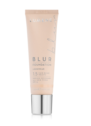 Тональный крем lumene longwear blur foundation