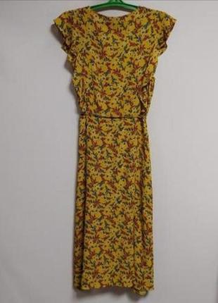 Плаття сукня. міді із візкози3 фото