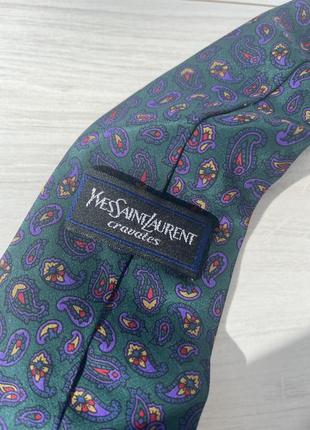 Шелковый галстук от yves saint laurent2 фото
