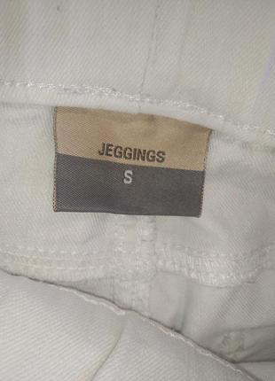 Белые штаны джегинсы jeggings 44-46р.5 фото