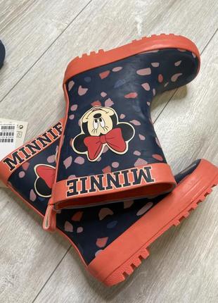 Резиновые сапоги h&amp;m minnie mouse6 фото