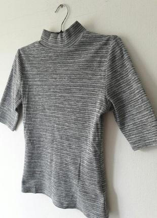 Гольф кофта new look серый s-m, трикотаж