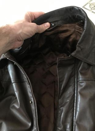 Мужская кожаная лётная куртка пилот мужская куртка пилот3 фото