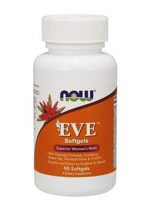 Eve (90 softgels) now foods женские витамины