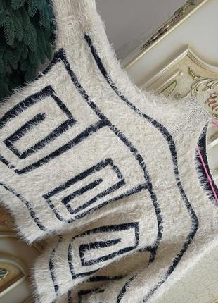 Стильний светр травка-овер сайз8 фото