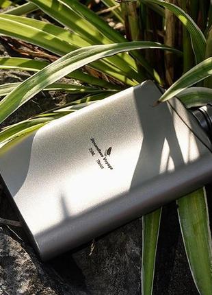 Титанова фляга boundless voyage 250 мл. для алкогольних напоїв + 2 чарки та лійка....