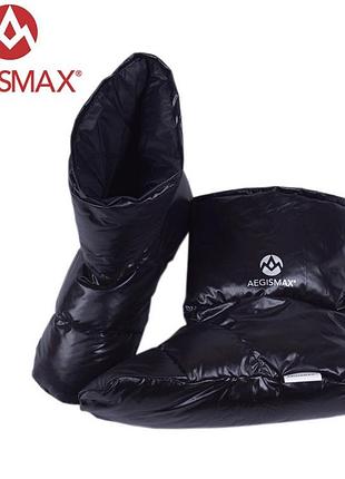 Пуховые носки (зимние), обувь из пуха aegismax размер xl 26-29см черные.