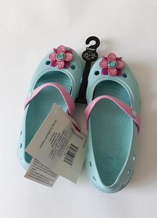 Туфельки crocs keeley springtime flat c10