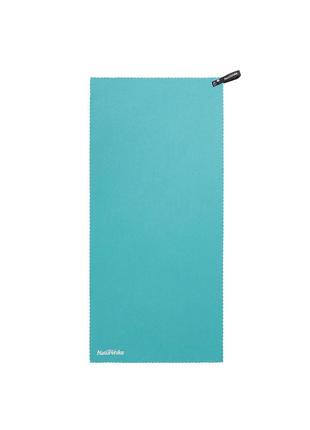 Туристичний рушник naturehike з мікрофібри 128х80см. бірюзовий.