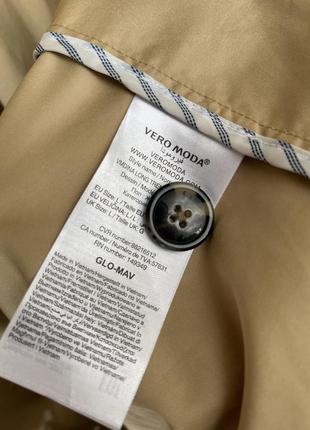 Жіночий пісочний тренч vero moda 5