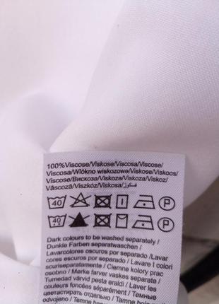 Вискозная блуза с кружевом на плечах и спинке раз. xs6 фото