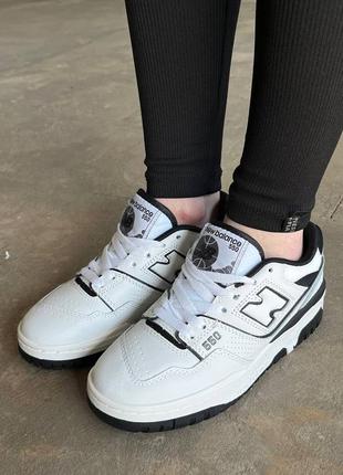 Кроссовки new balance 550 white black