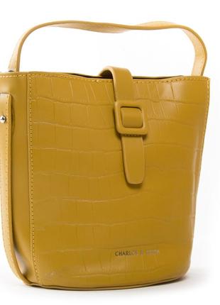 Сумка женская классическая эко-кожа (резные цвета)