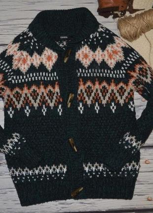 5 - 6 лет 116 см обалденный модный свитер джемпер мальчику орнамент6 фото