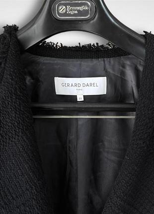 Gerard darel paris 44 плетёная черная куртка жакет сделано в украине2 фото